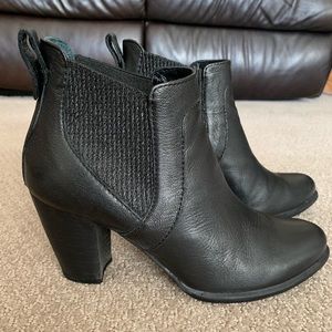 Ugg leather booties